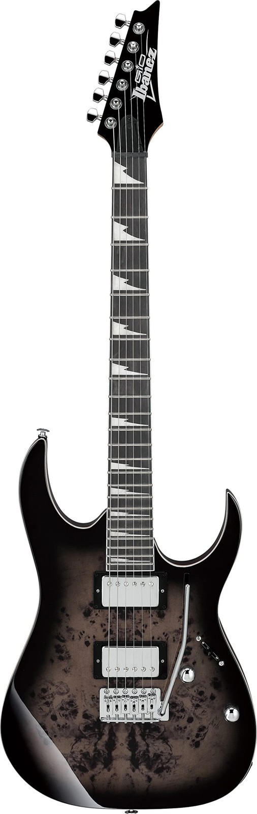 Ibanez GIO GRG220PA1 Electric Guitar – Brown Black Burst