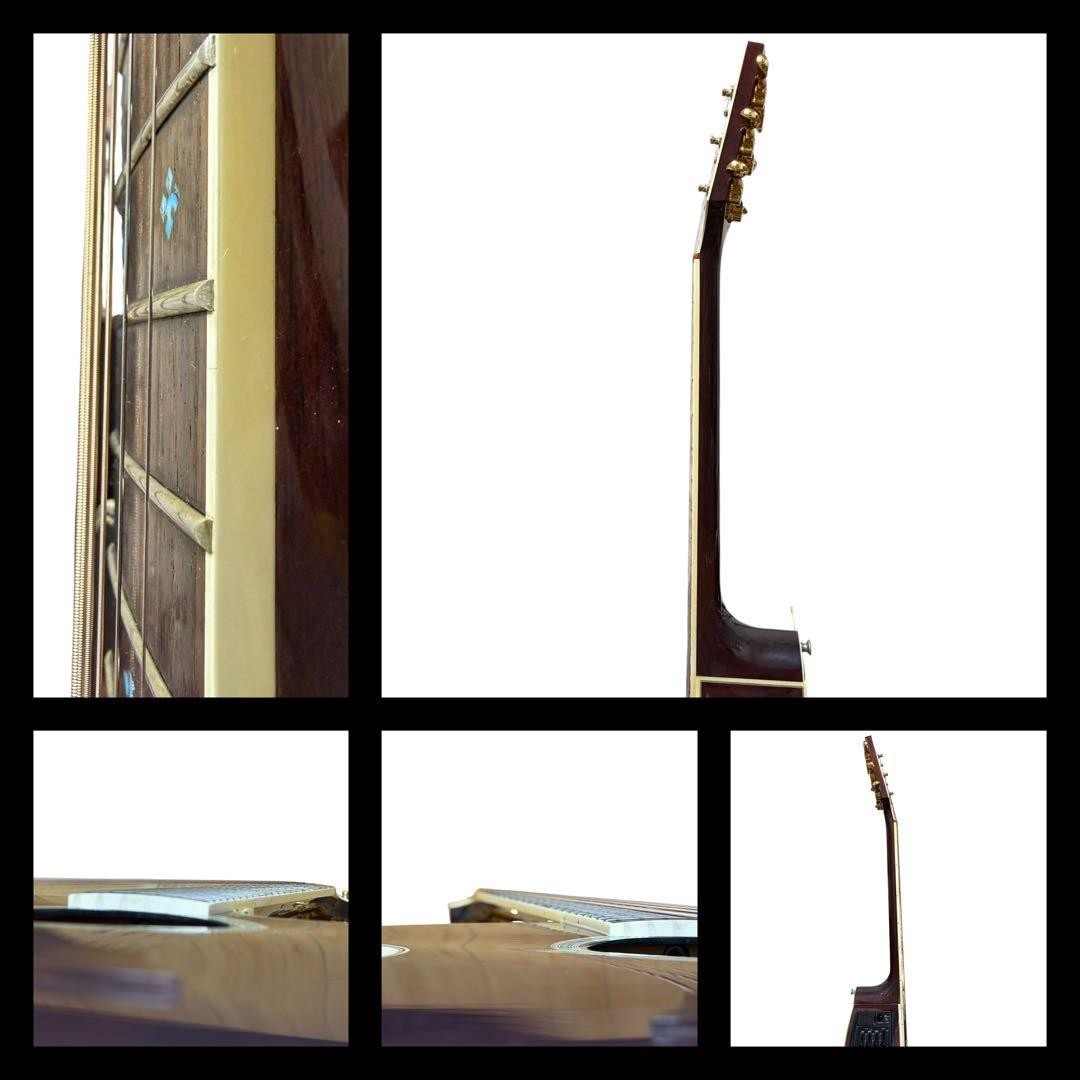 Takamine PT-108 Acoustic Electric Guitar Sunburst Japan Vintage EQ