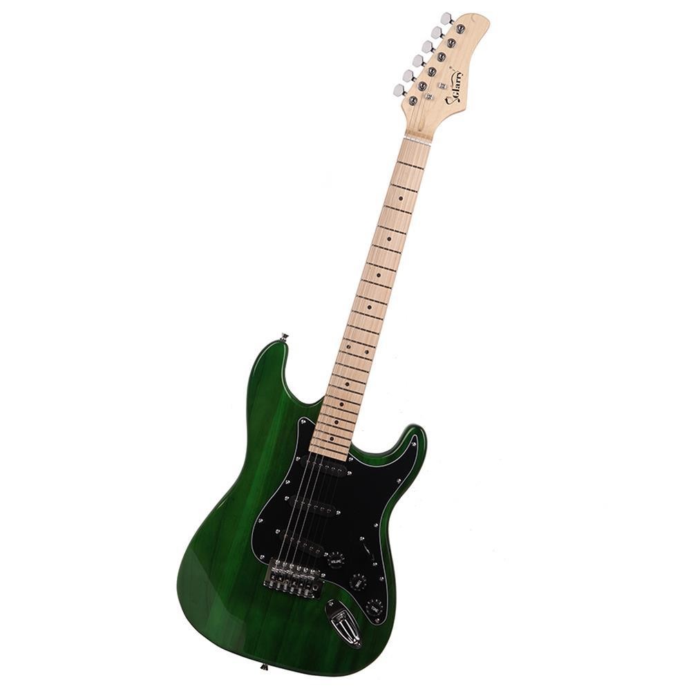 Glarry GST 22 Electric Guitar Kit Right Handed 6 Strings Basswood W/Bag