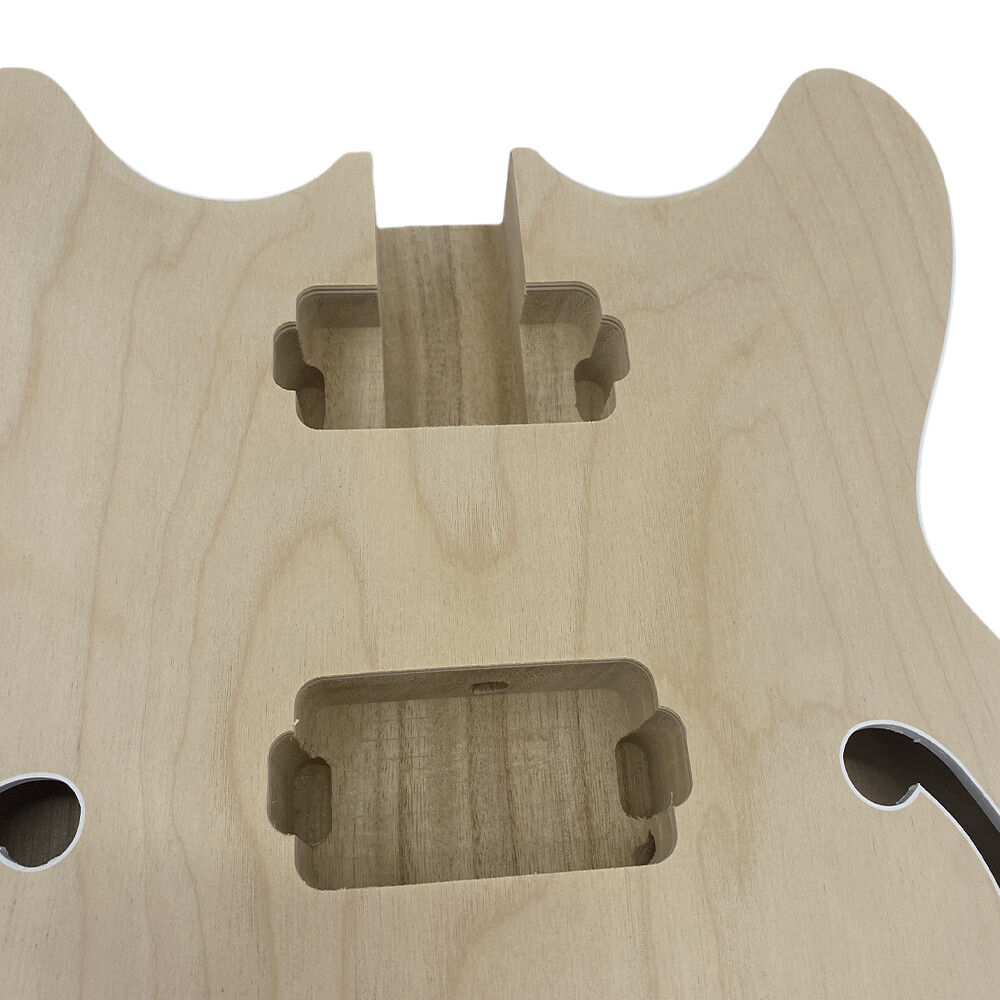New Guitar Kit Guitar Neck 22fret 24.75 Inch Neck 335 Semi Hollow Guitar Body