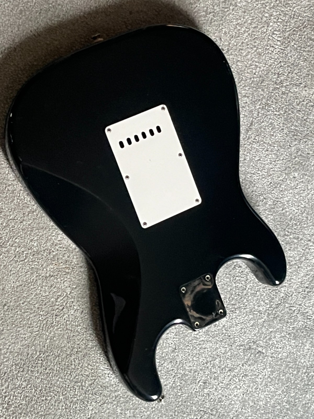 1991 Fender Stratocaster guitar body MIM Standard black