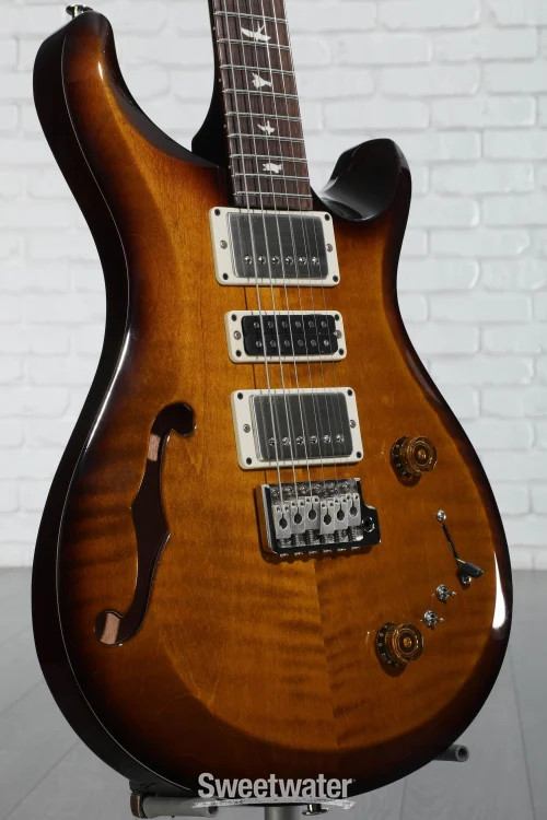 PRS S2 Special Semi-Hollow Electric Guitar – Black Amber