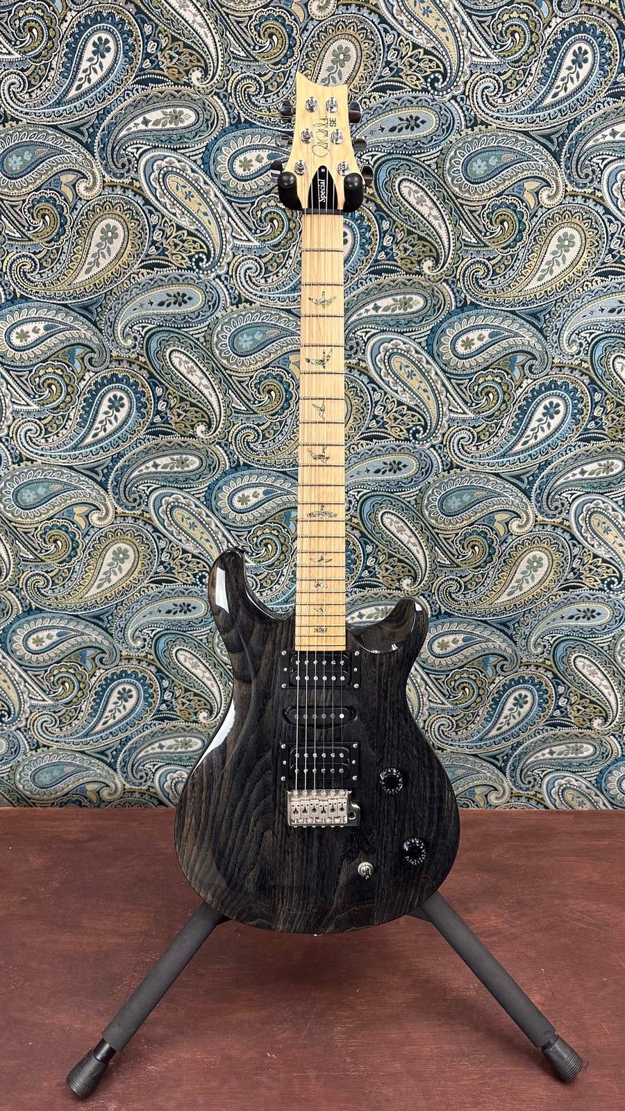 Used PRS SE Swamp Ash Special Trans Charcoal Solid Body w/Gig Bag