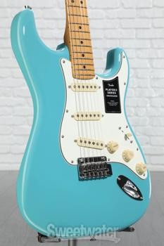 Fender Player II Stratocaster Electric Guitar – Aquatone Blue with Maple