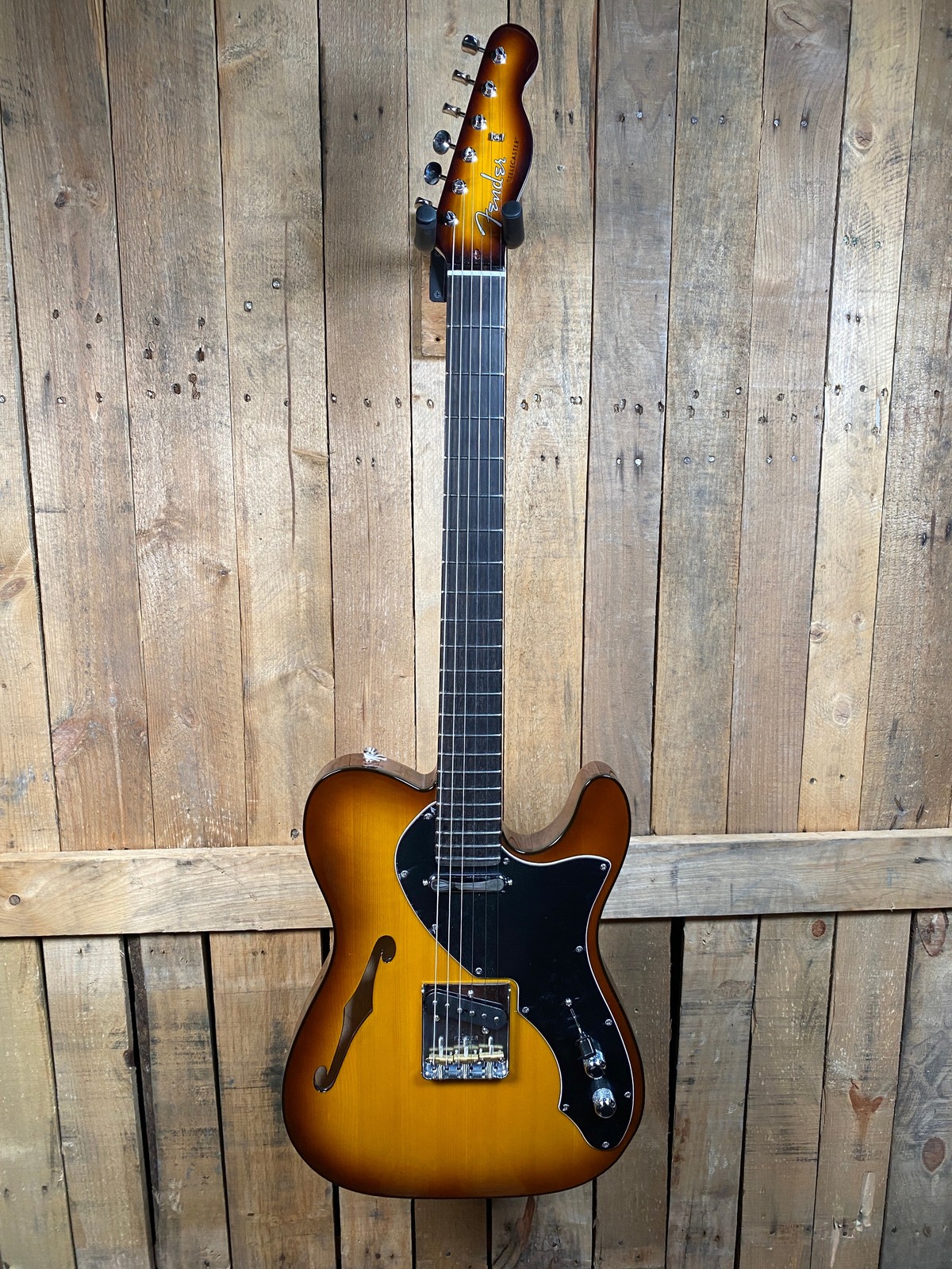 Fender Limited Edition Suona Telecaster Thinline Electric Guitar – Violin Burst