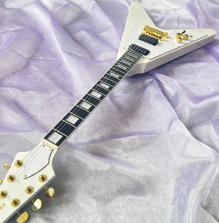 Left-hand V electric guitar high-quality accessories free shipping