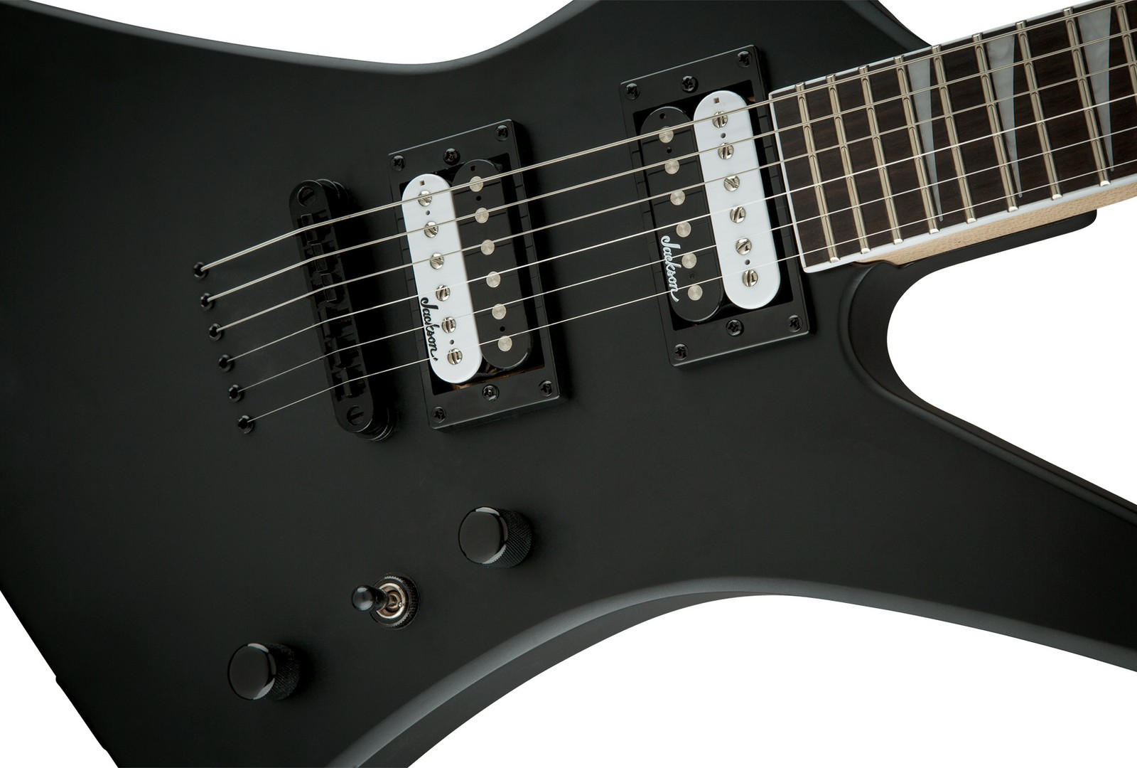 Jackson JS Series Kelly JS32T Electric Guitar – Satin Black w/ Instrument Cable
