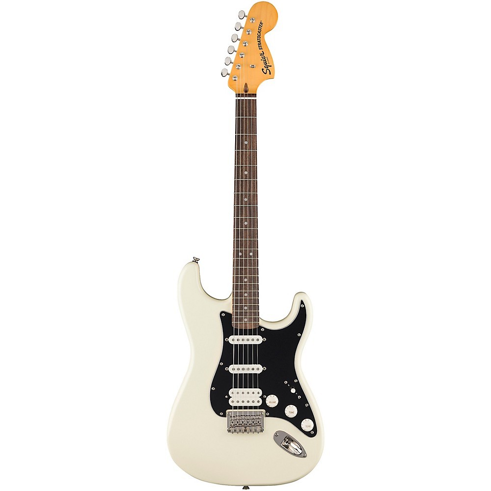 Squier Classic Vibe ’70s Stratocaster HSS Electric Guitar Olympic White