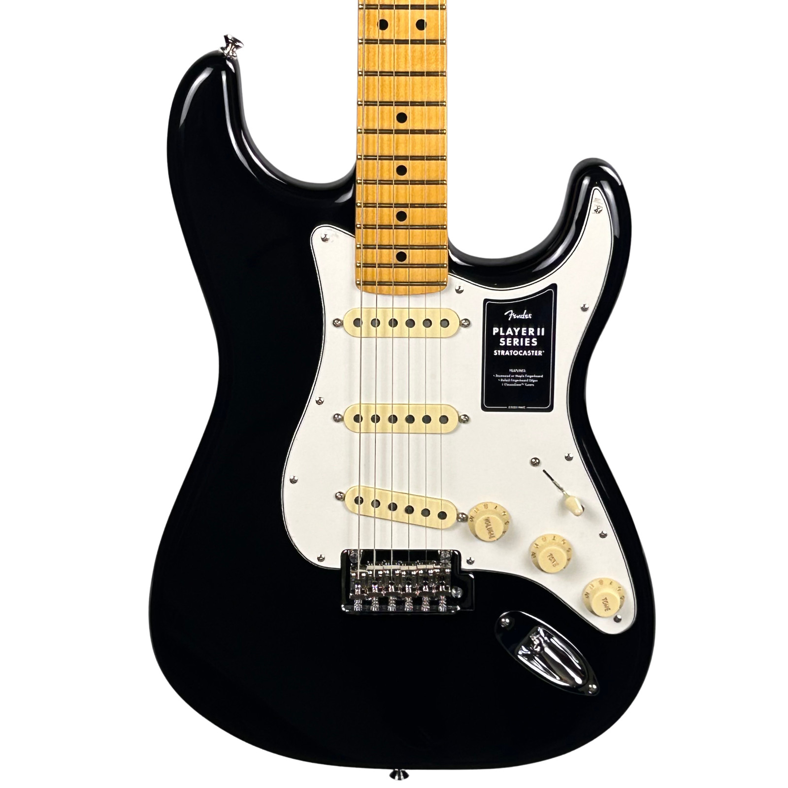 Fender Player II Stratocaster®, Maple Fingerboard, Black – 8082