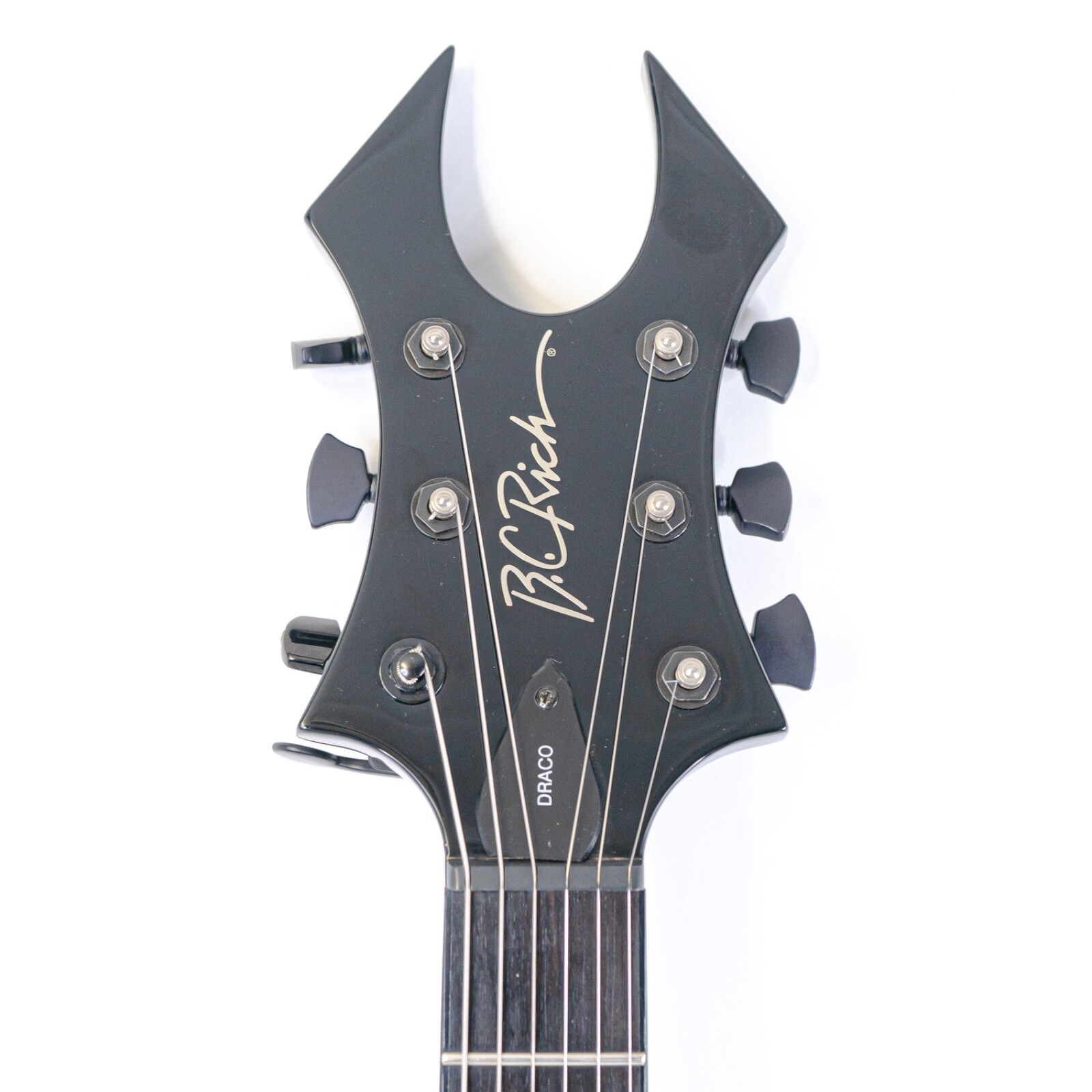 2006 B.C. Rich Draco Black w/ D-Xtender, String-Thru Bridge, Locking Tuners