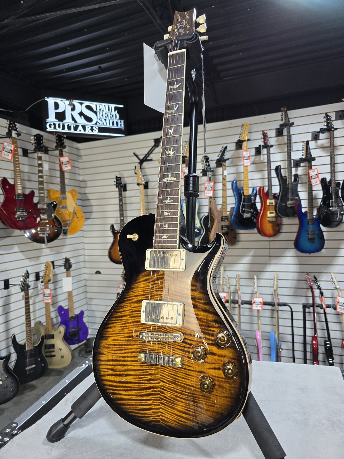 PRS McCarty SC 594 10 Top in Black Gold Smokeburst + FREE $299 Plek & Setup #962