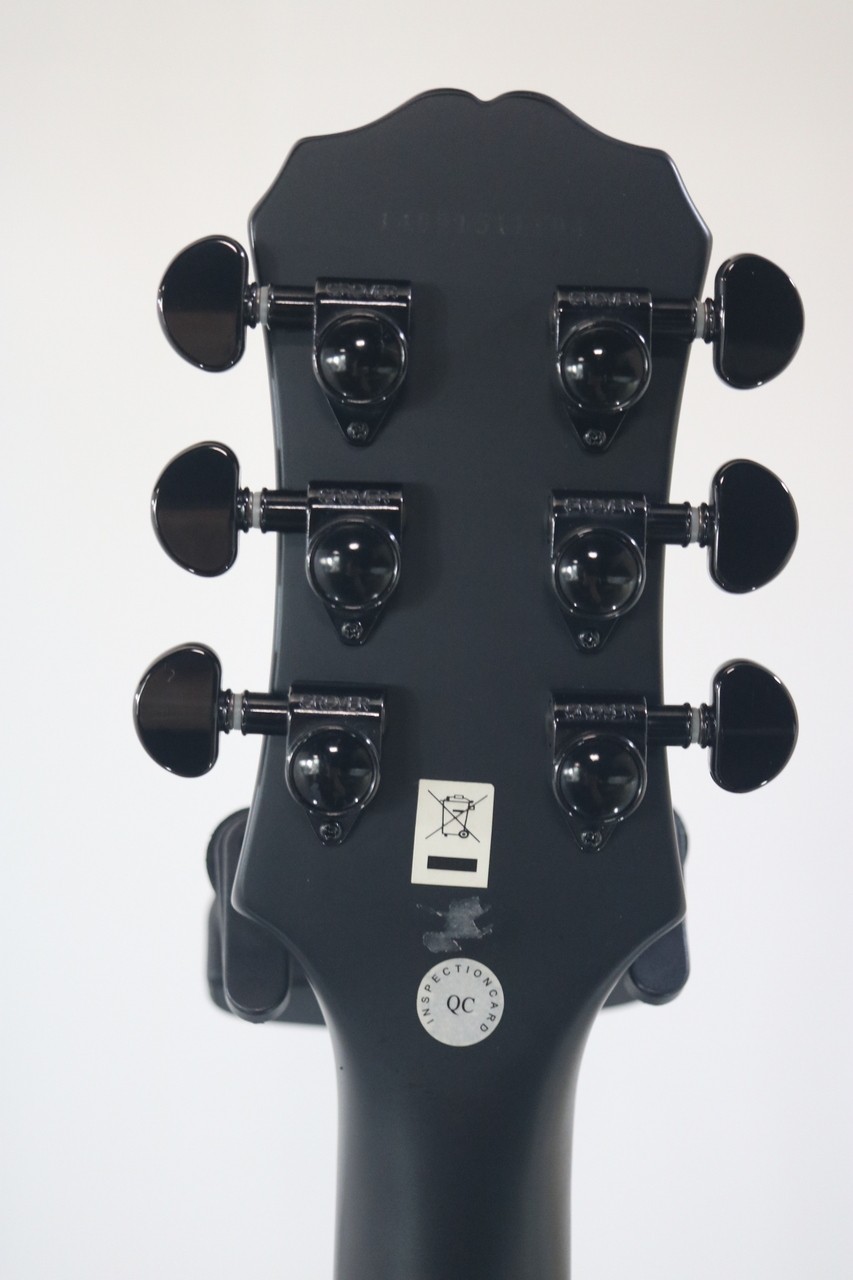 Epiphone Les Paul Custom Prophecy Plus EX Electric Guitar Black Quilted Maple