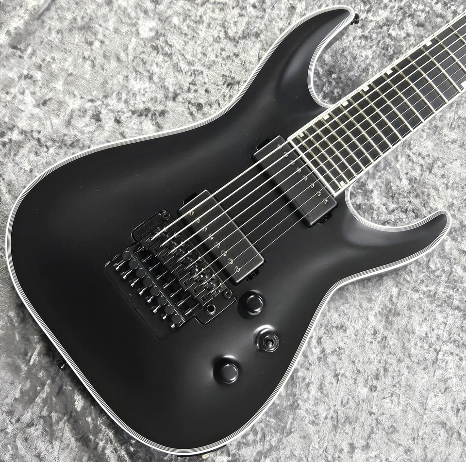 EDWARDS E-HORIZON-8 FR Black Electric Guitar