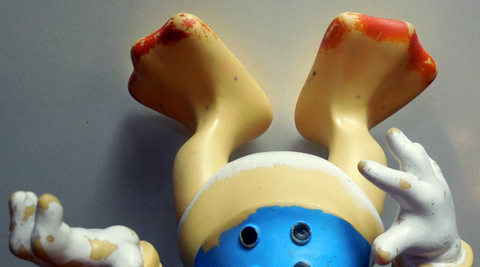 VINTAGE LARGE TOY SQUEAK RUBBER DONALD DUCK LEDRAPLASTIC LEDRA DISNEY 1962