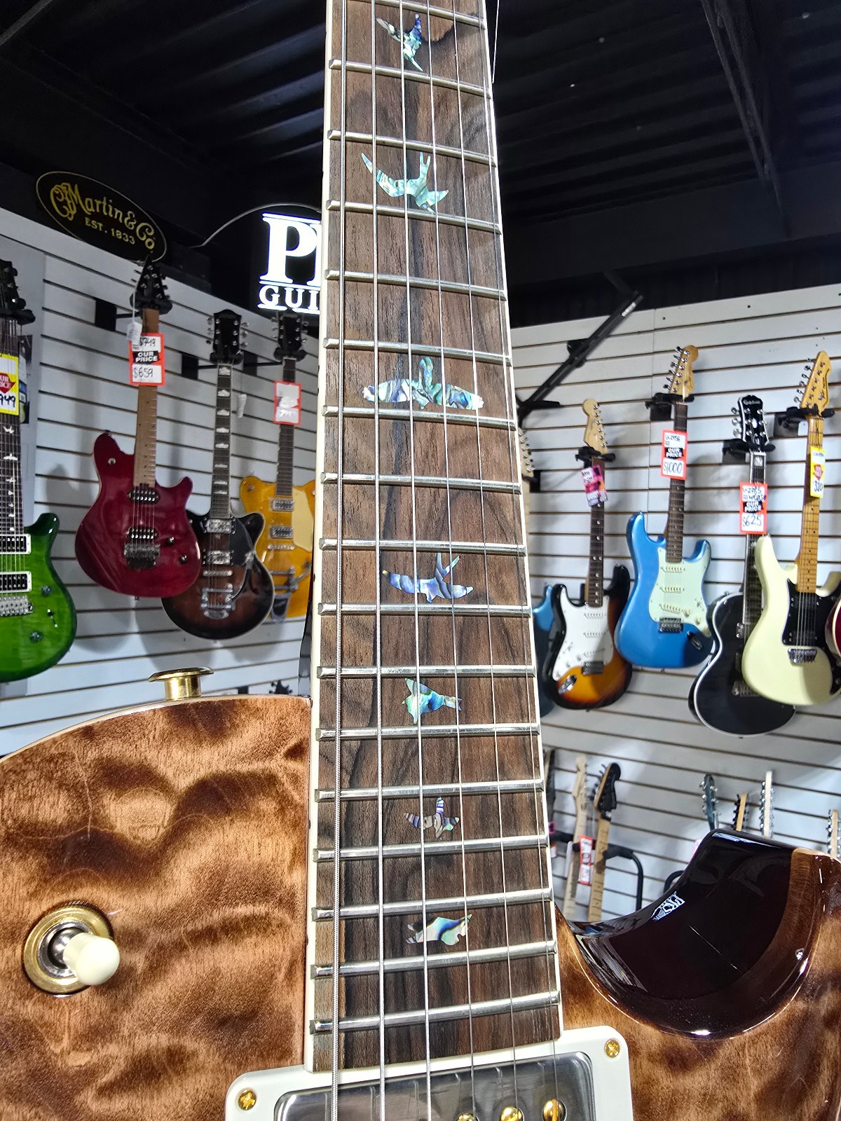 PRS Wood Library McCarty Singlecut 594 – Copperhead w/Paisley Case & PLEK*D #451