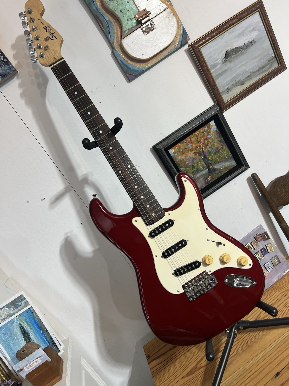 Squier body & neck, Fender Parts, Wilkerson bridge Partscaster