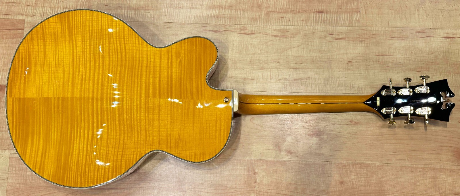 D’Angelico Excel EXL-1 Hollow Body Jazz Guitar Amber Natural