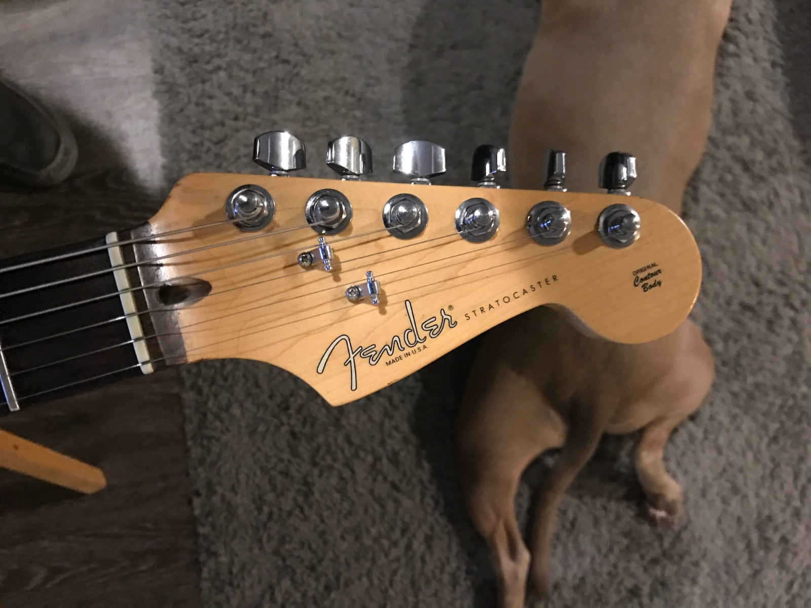 Fender American 2002 blue relic Highway 1 Stratocaster w case