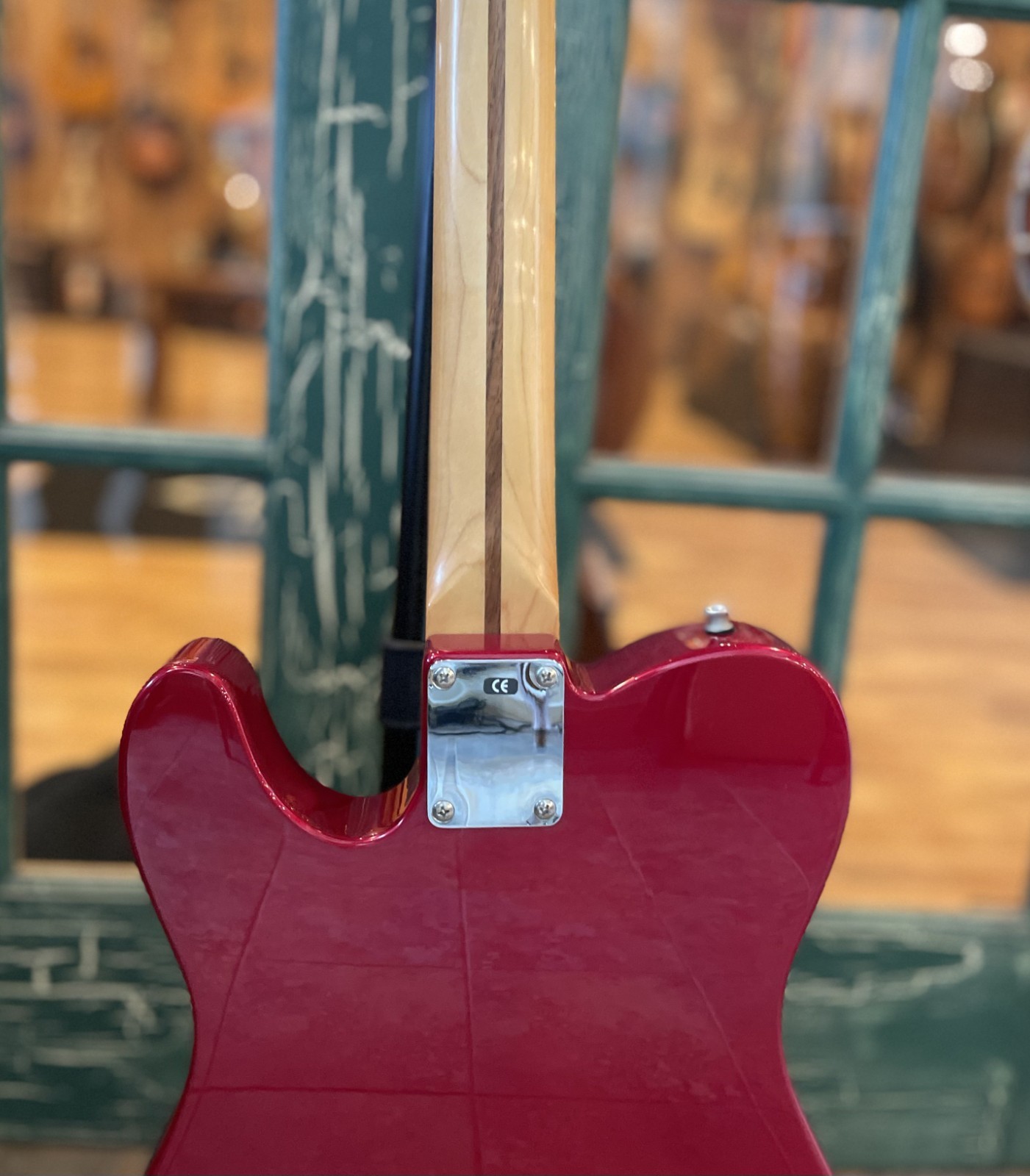 1998 Fender Deluxe Nashville SSS Telecaster Electric Guitar in Candy Apple Red