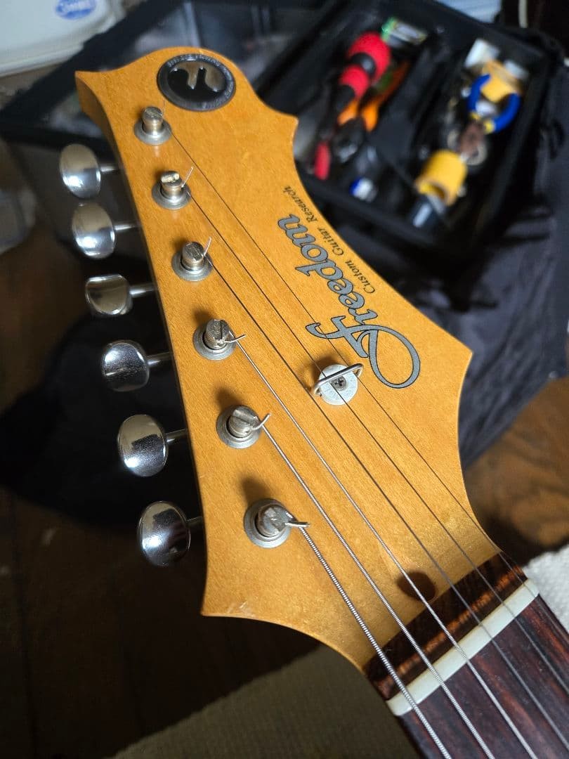 Freedom Custom Hydra Classic 24F Guitar Allder Body Rosewood Fingerboard Used