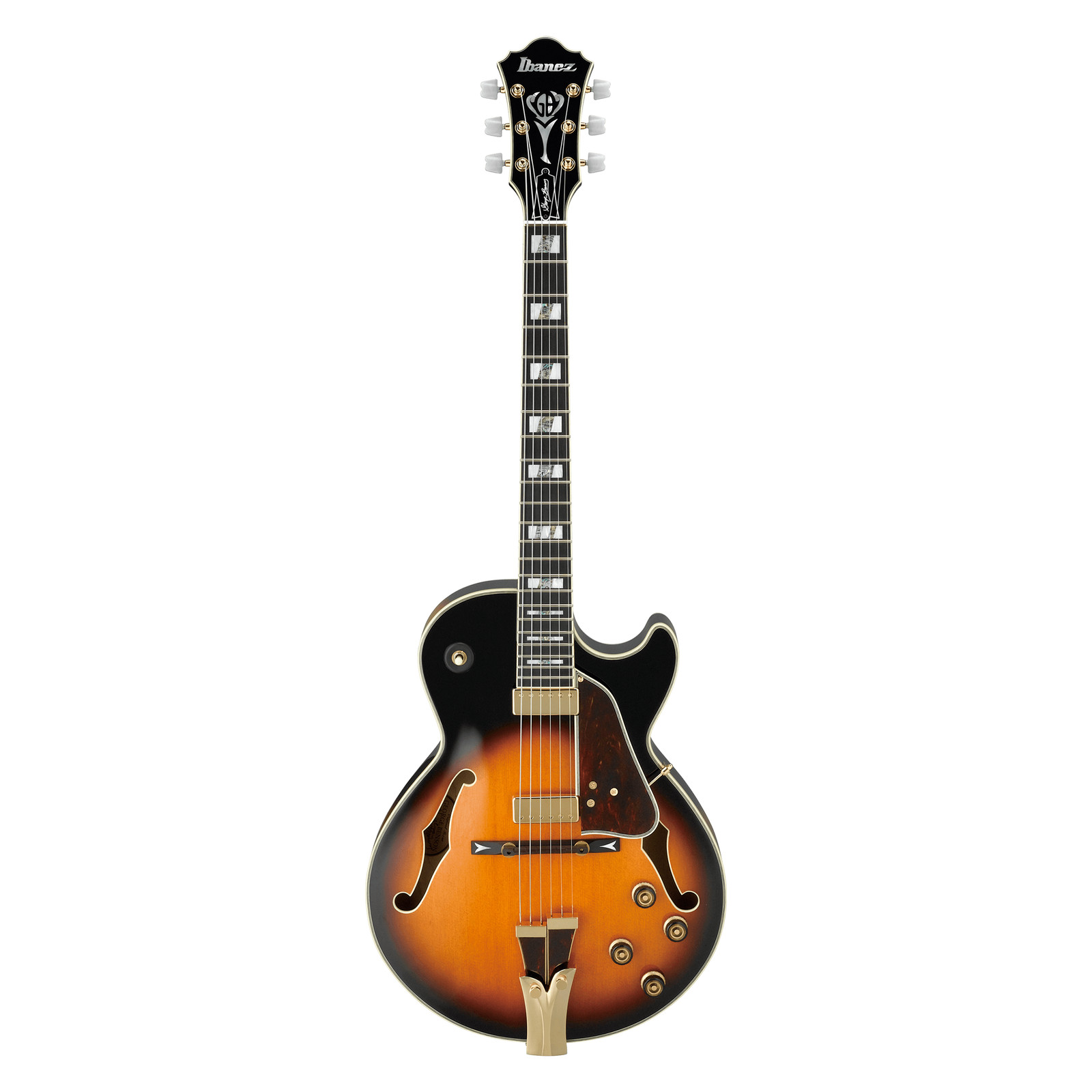 Used Ibanez GB10BS George Benson Signature Guitar w/Case – Brown Sunburst