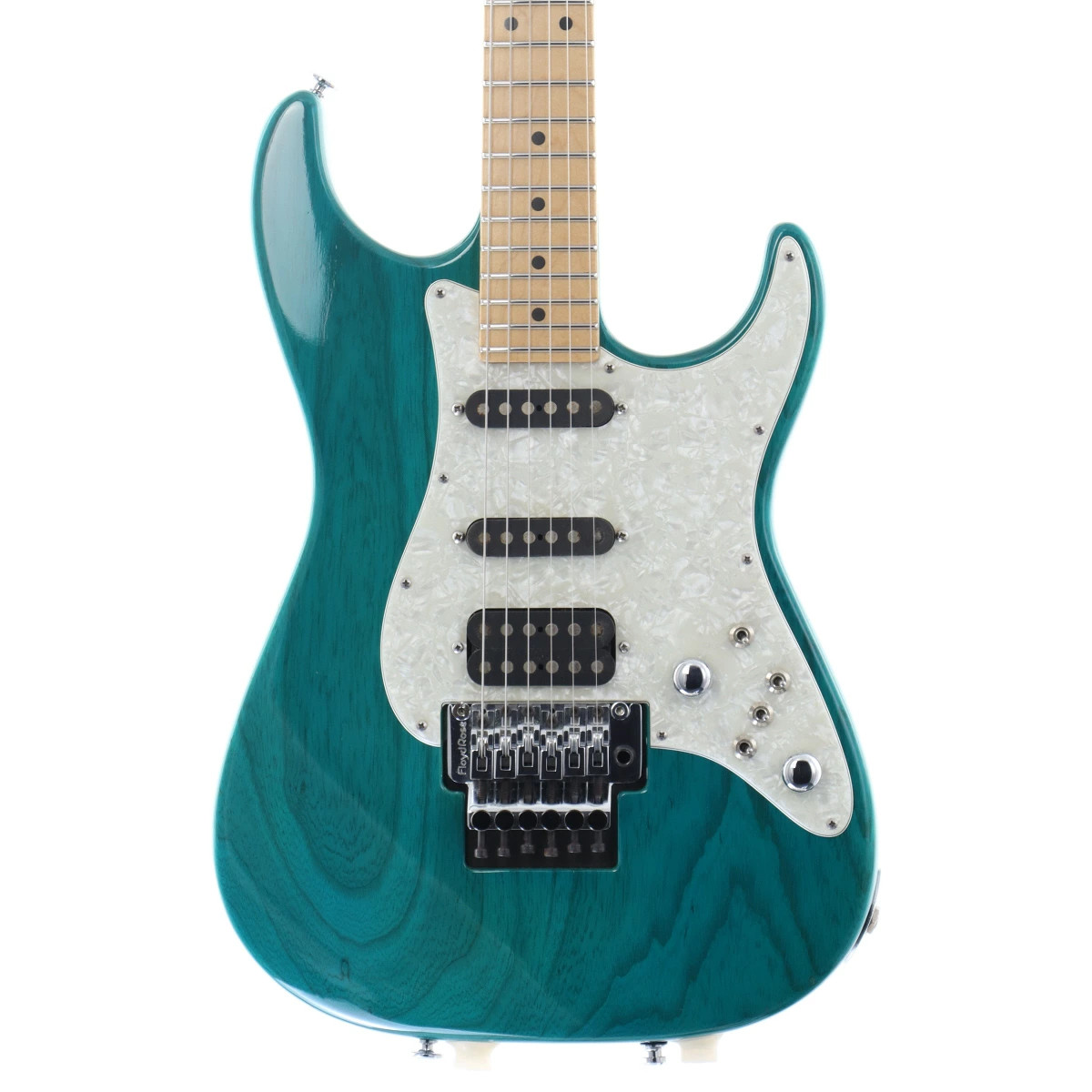 Tom Anderson / The Classic Ash Bora Blue/Maple Fingerboard Floyd Rose