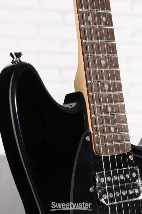 Squier Sonic Mustang HH Electric Guitar – Black, Laurel Fingerboard