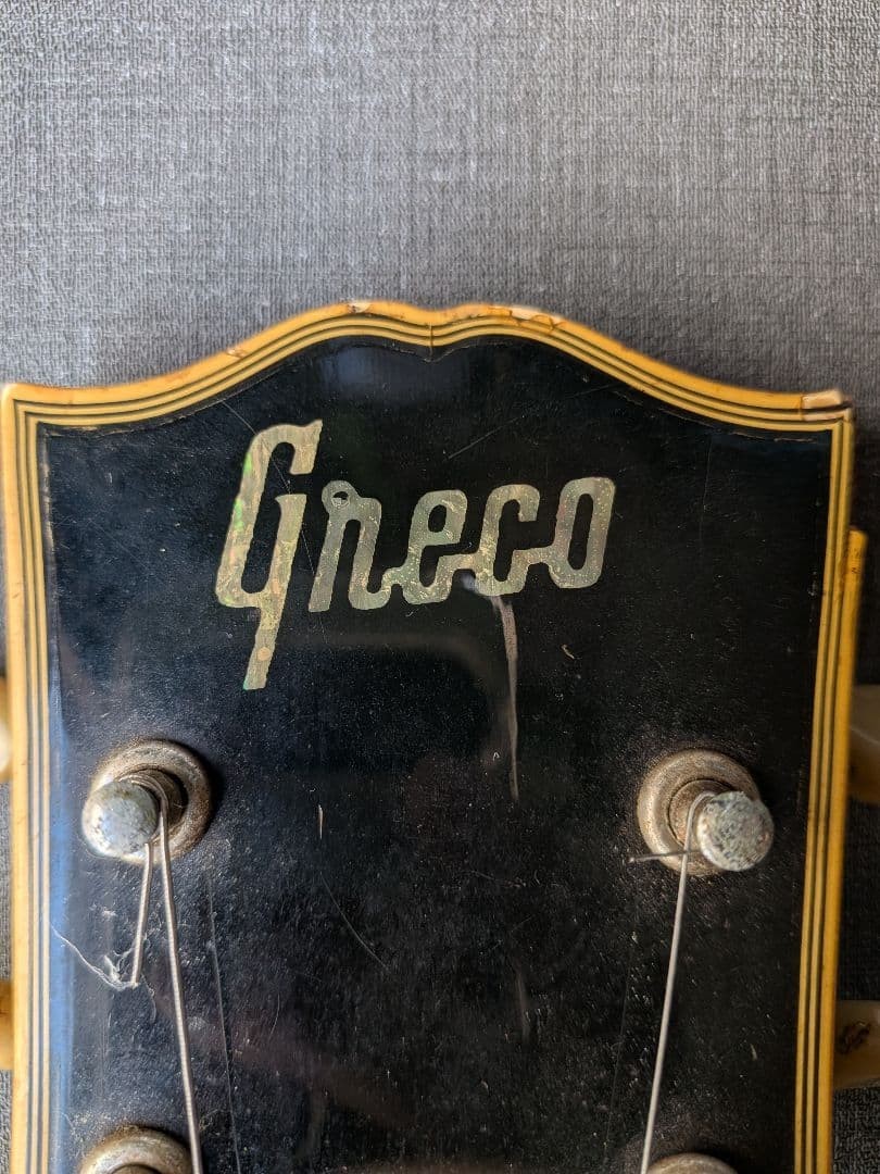 Greco Les Paul Type Gneco Logo Black 1970s Bolt On Vintage Preowned Japan