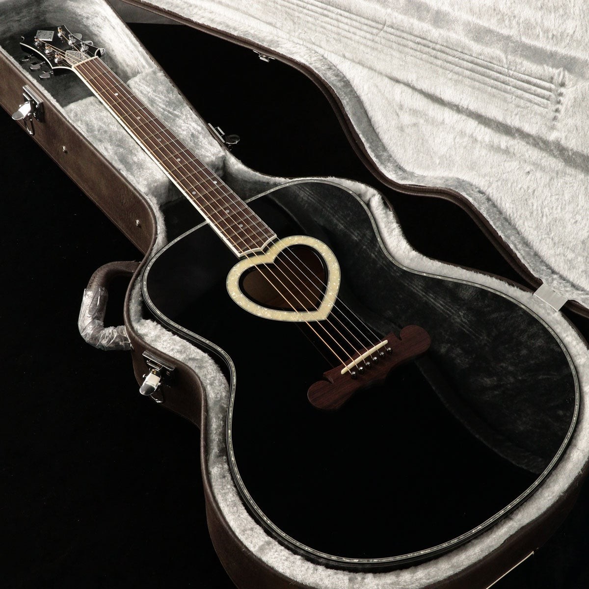 Zemaitis AAJ-2500HPH-E BK Jumbo Acoustic-Electric Guitar Used