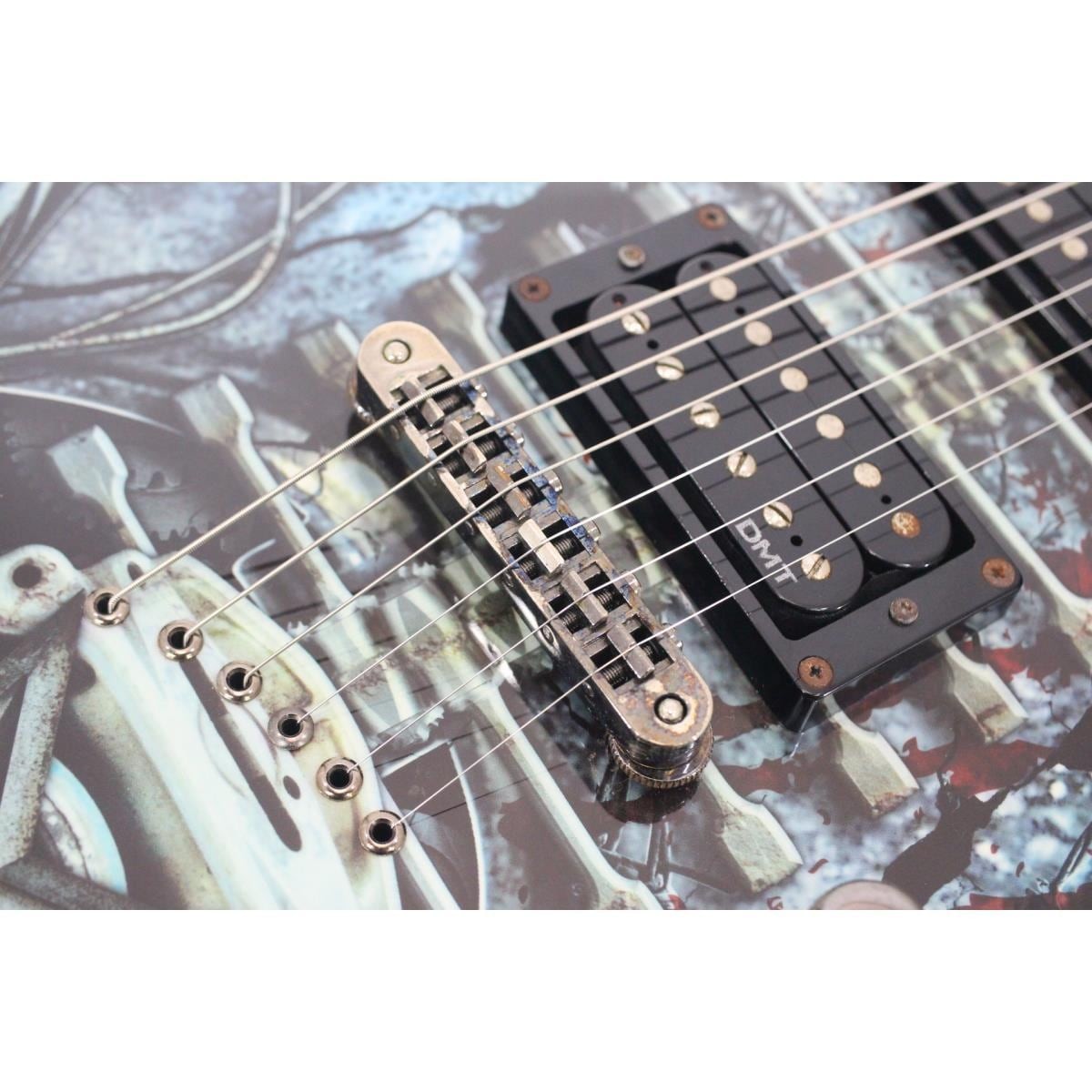 DEAN DECEIVER DEATH MACHINE Used Mahogany body Black w/Gig case