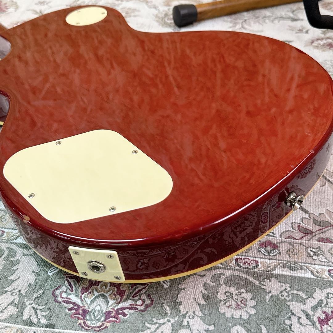 Burny Les Paul Standard Type 3.25kg Sunburst Electric Guitar Used From Japan