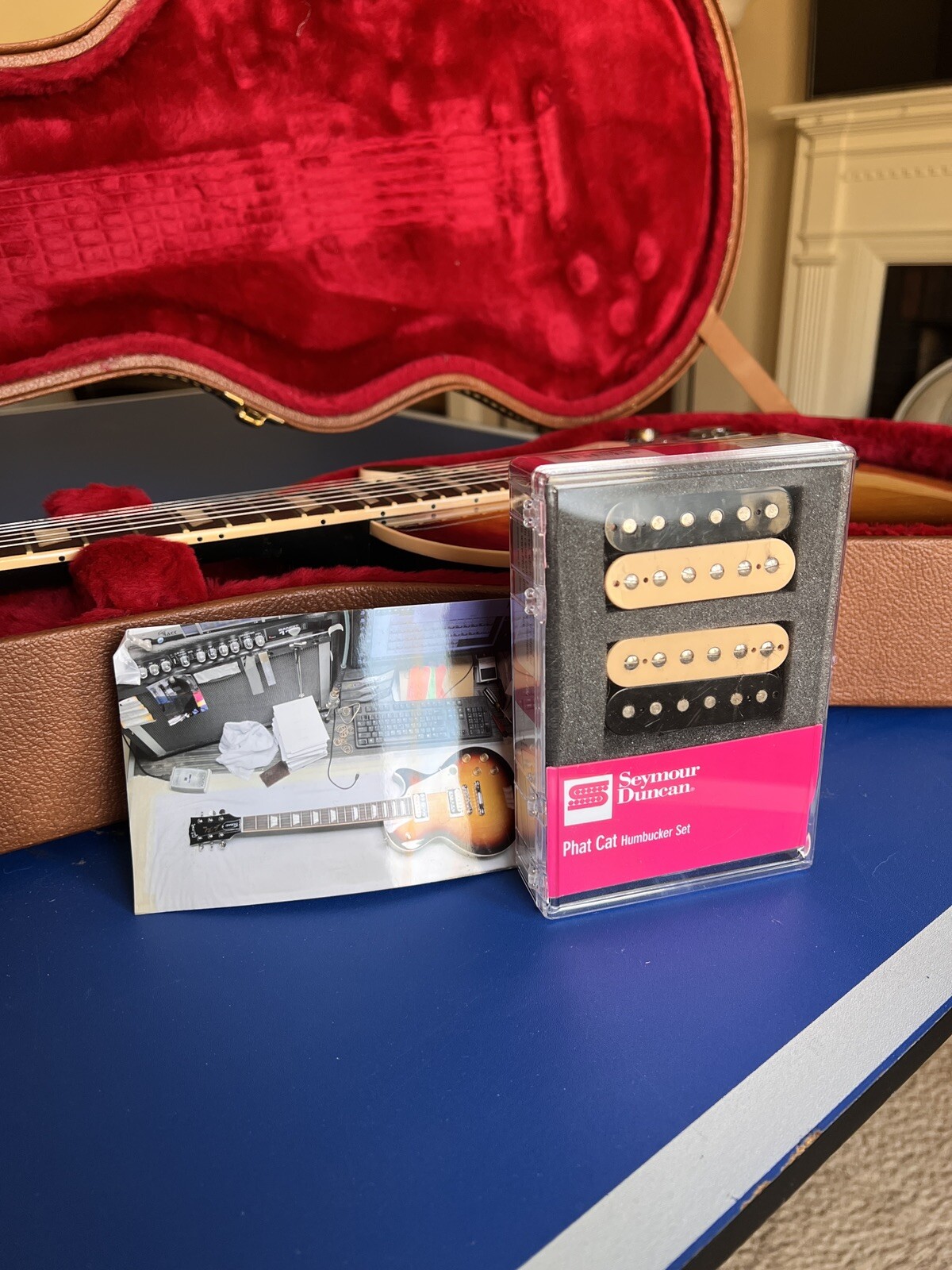 Gibson Les Paul Classic 2017 With Custom Seymour Duncan Phat Cats/Leather Case