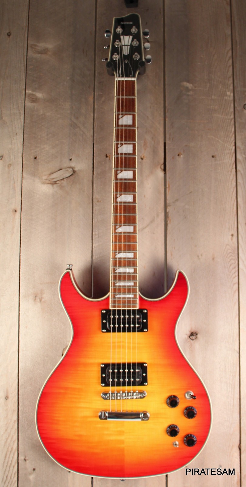 Eastwood Esprit Ulta guitar tribute to Fender Esprit
