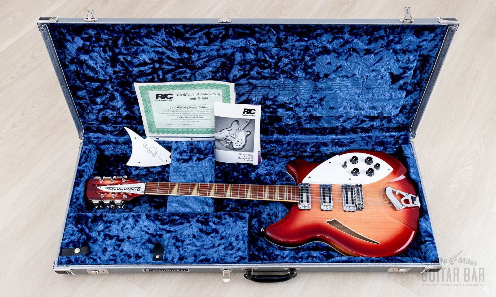 2000 Rickenbacker 360/12CW Carl Wilson Signature 12-String w/ Case, COA, Tags