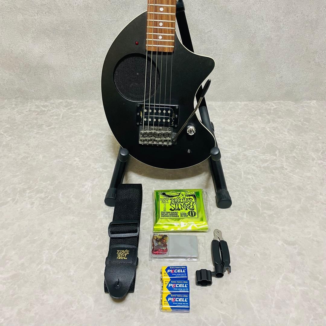 FERNANDES ZO-3 Geitatsu Black with built-in amplifier and speaker (Gunmetal)