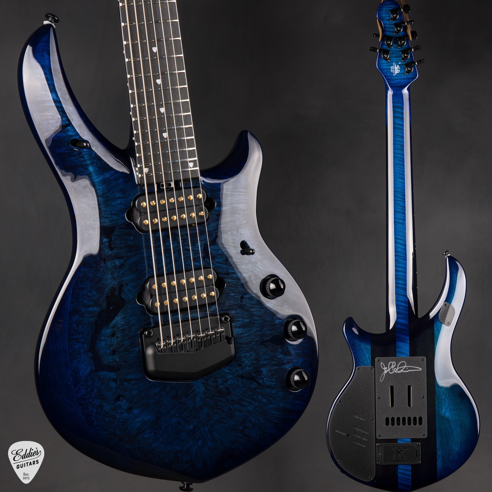 Ernie Ball Music Man BFR Majesty 7 – Blue Ink #25/50