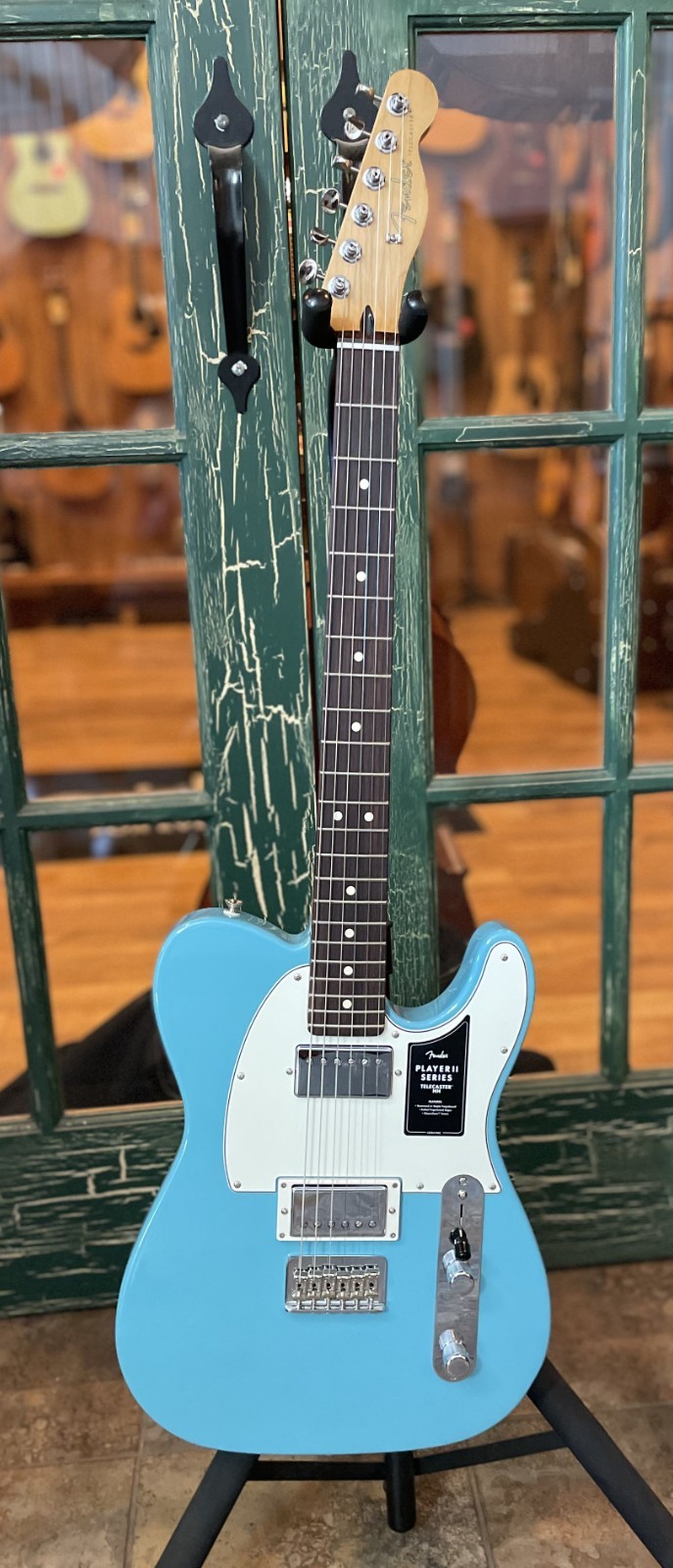 Fender Player II Telecaster Electric Guitar HH Aquatone Blue NEW! FREE SHIPPING