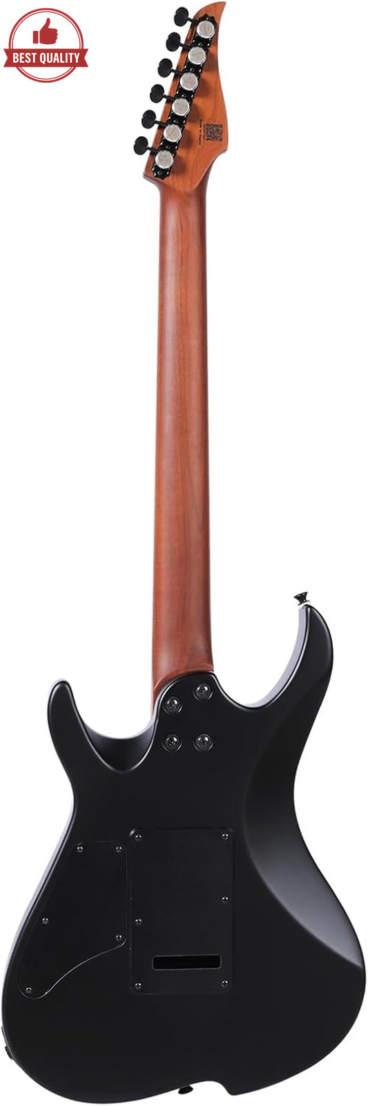 Vola OZ 24 RV SRM Black Matte Electric Guitar w Roasted Maple Neck Gotoh Bridge