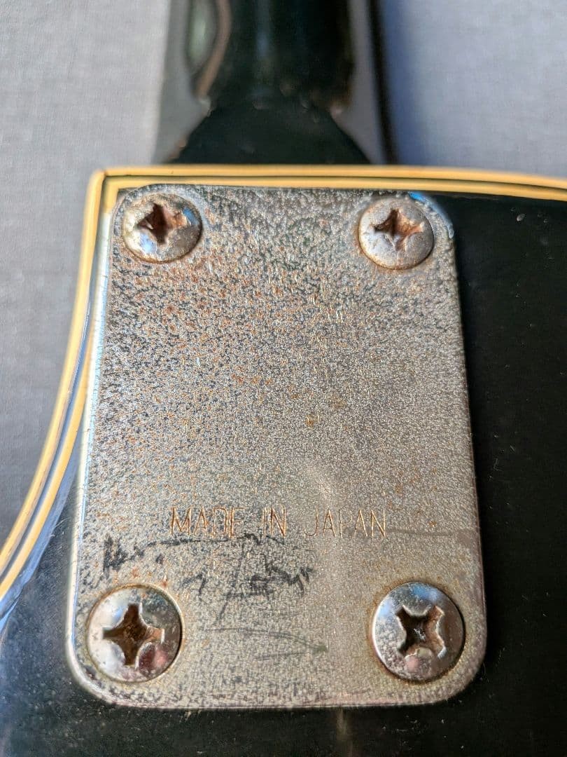 Greco Les Paul Type Gneco Logo Black 1970s Bolt On Vintage Preowned Japan