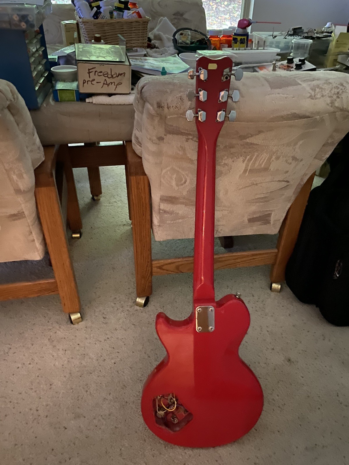 1980’s Voyager By Arbor 2 Pickup Les Paul Shape Electric Guitar