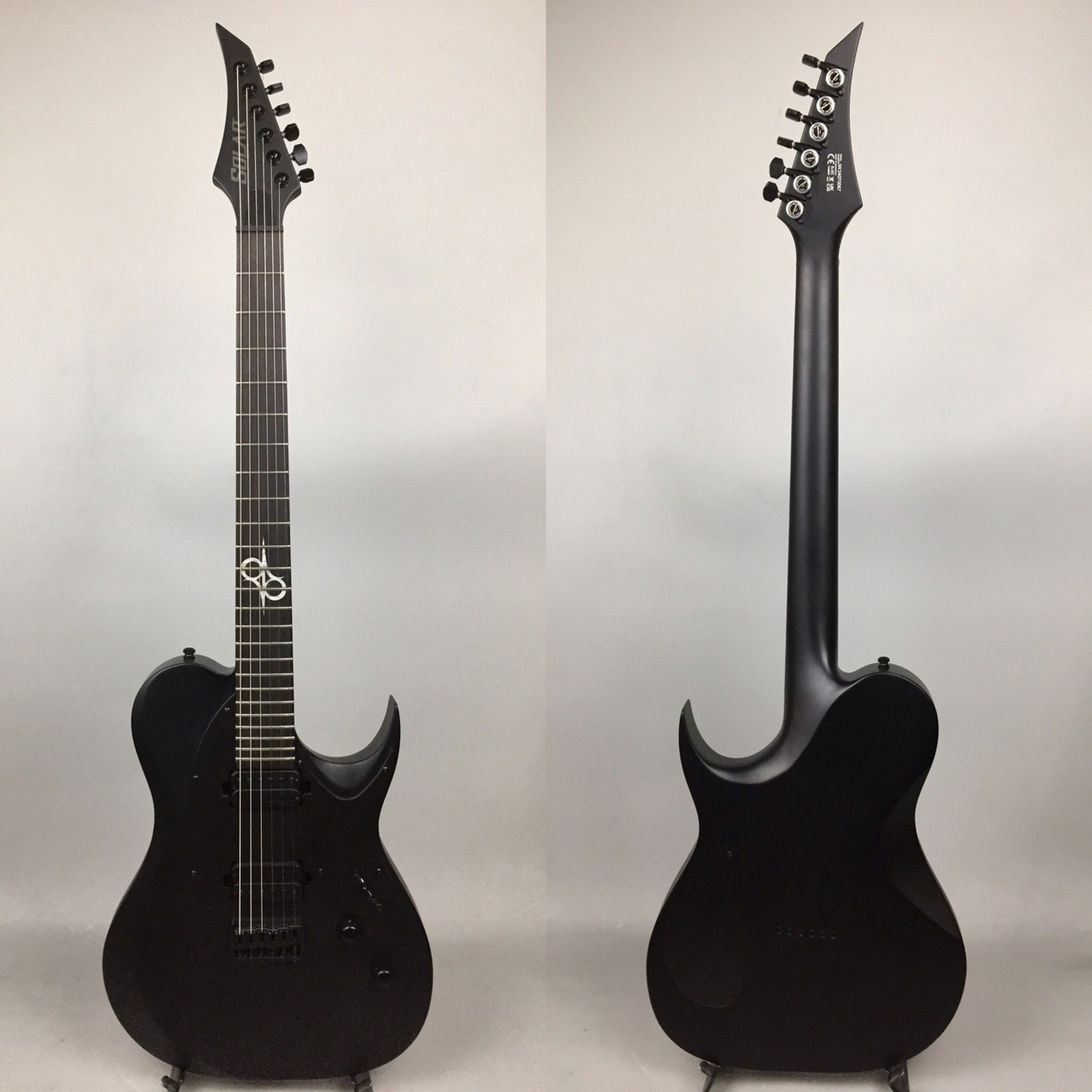 Solar T2.6C Used Ash Body Ebony Fingerboard Carbon Black Matte w/Soft Case