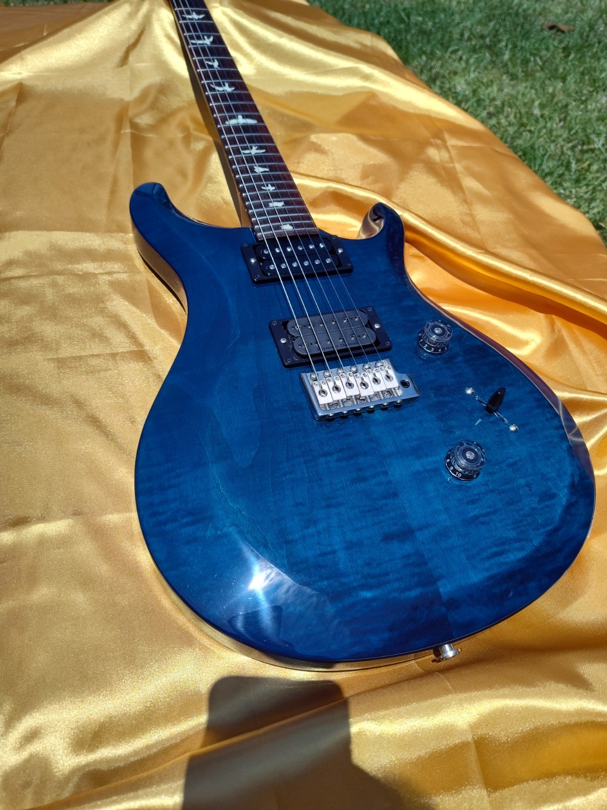 PRS S2 Custom 24 2016 Blue Burst USA + Seymour Duncan Omega Bridge Pickup