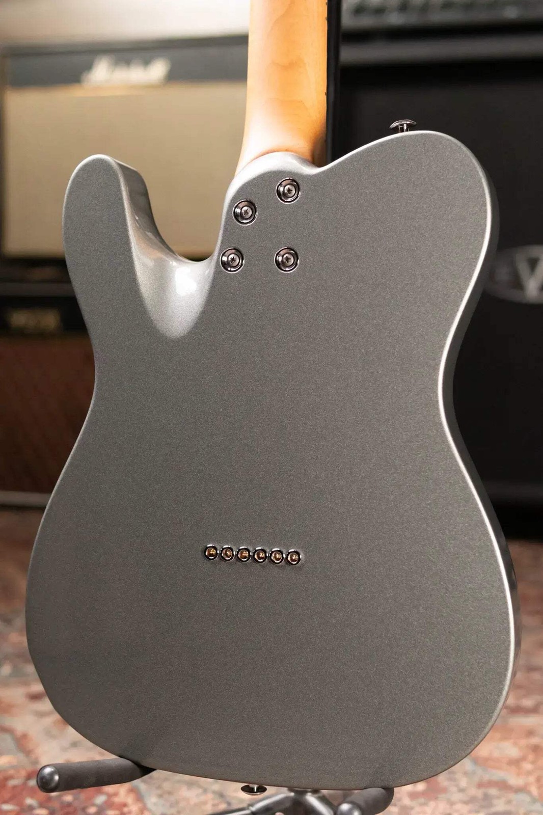 Suhr Andy Wood Signature Series Modern T Electric Guitars – AW Silver with Hards