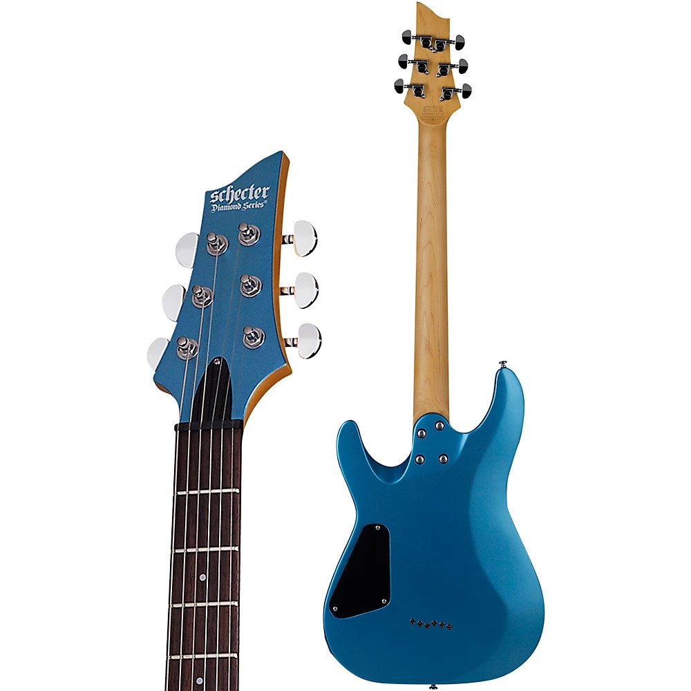 Schecter Guitar Research C6 Deluxe Electric Guitar Metallic Blue
