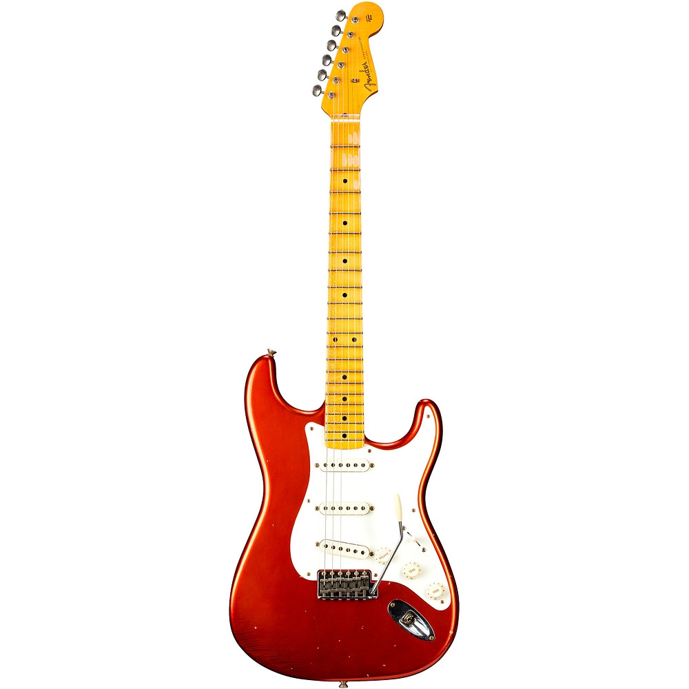 Fender CS LE ’56 Stratocaster Relic Guitar Super Faded Aged Candy Apple Red
