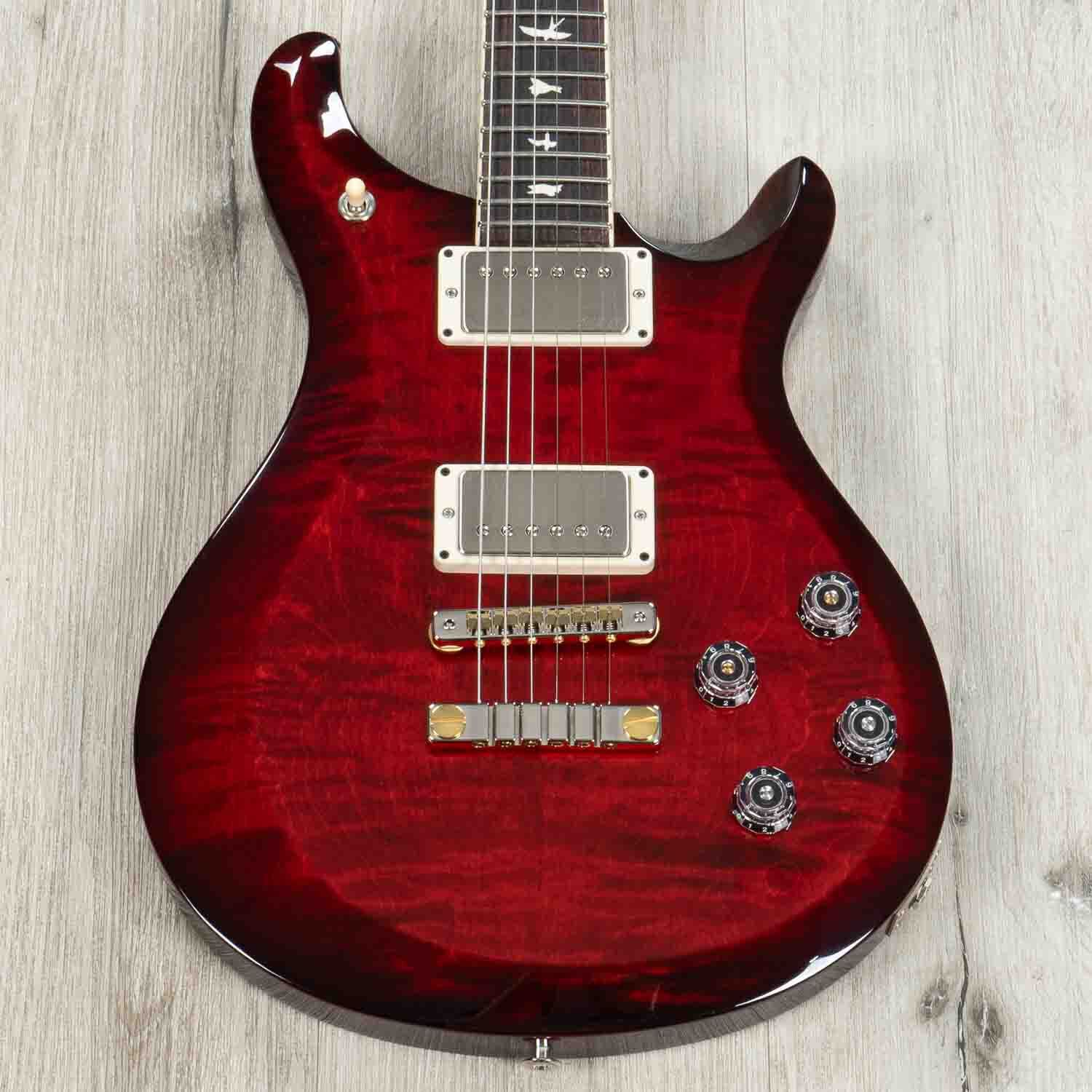 PRS Paul Reed Smith S2 McCarty 594 Guitar, 58/15 LT Pickup Set, Fire Red Burst