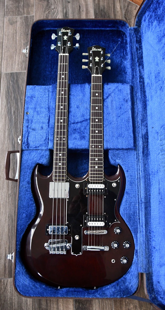 “VINTAGE” Ibanez – 1977 Super 70’s Double neck 4 string bass &6 string guitar
