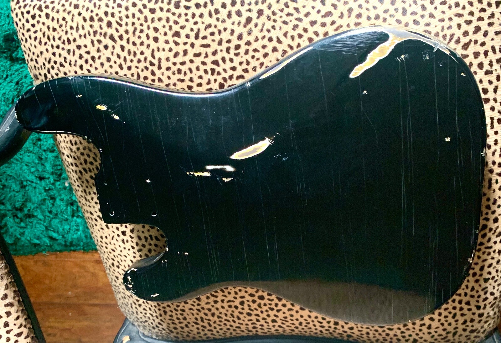 P bass Body NITRO RELIC Black EBONY finish PLACE YOUR ORDER by JVGuitars