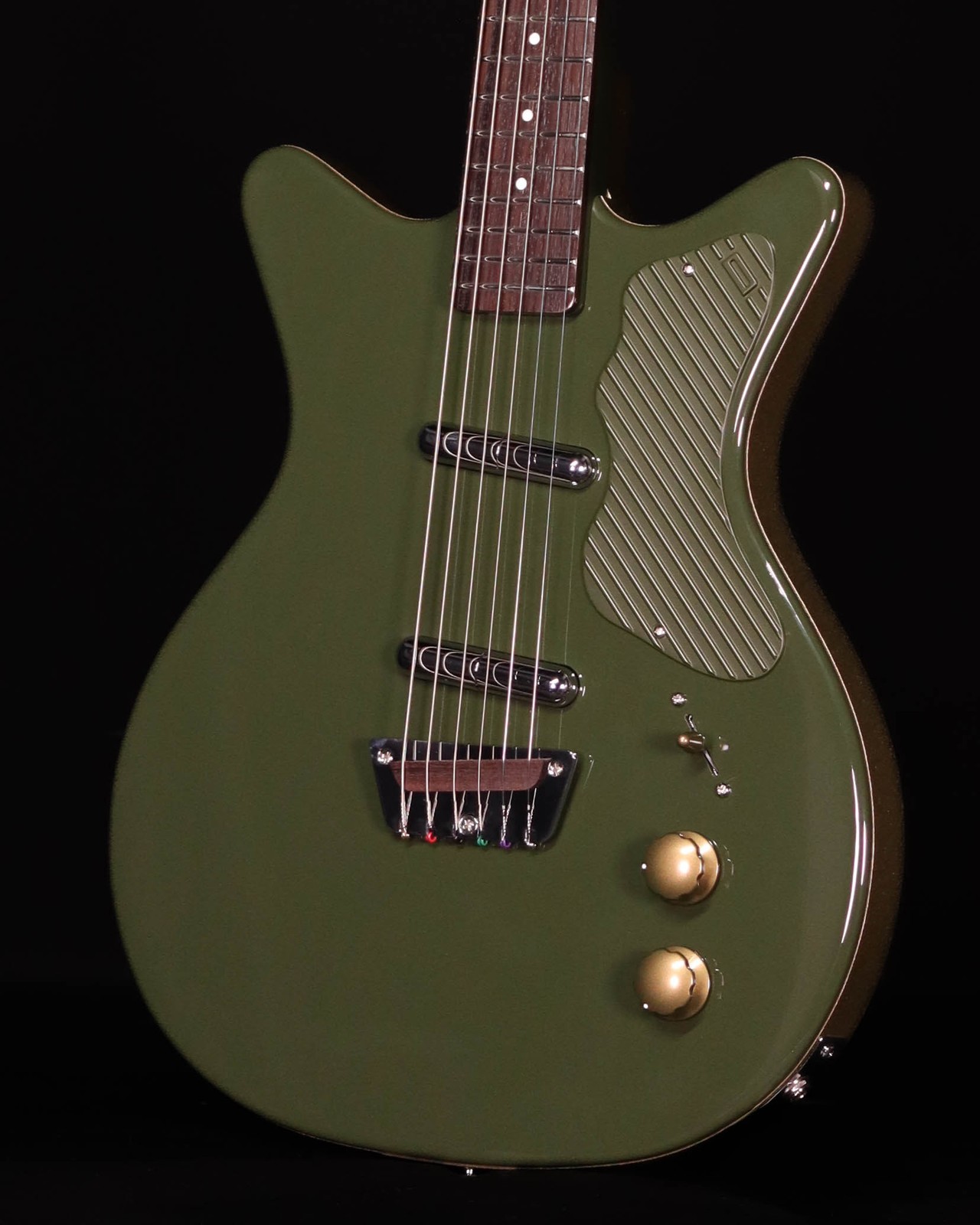 Danelectro Dan O. Cool Baritone Electric Guitar, Green