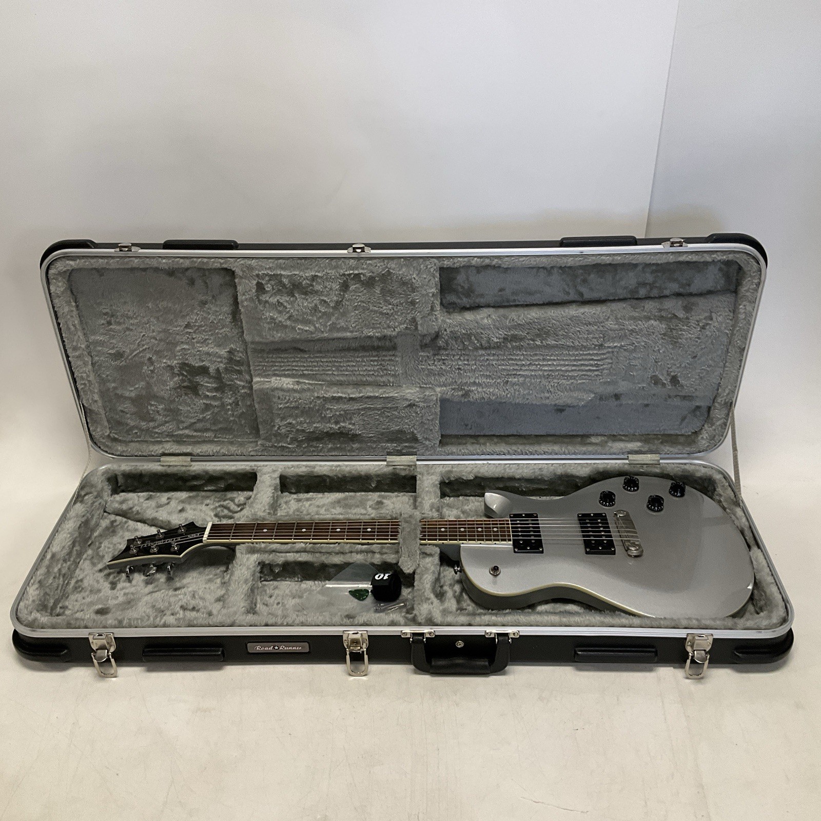2003 PRS Paul Reed Smith Mark Tremonti SE Guitar Silver Road Runner Case Korea